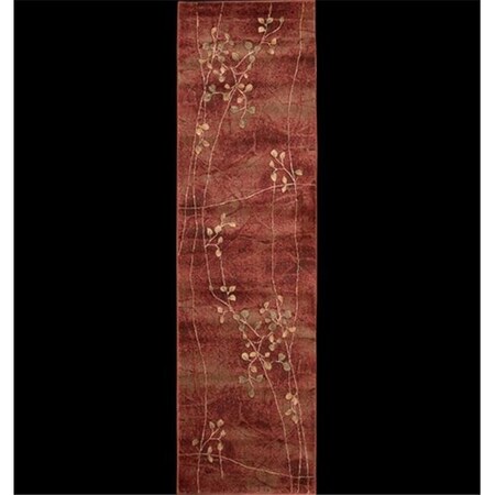 Nourison Nourison 4796 Somerset Area Rug Collection Flame 2 ft x 5 ft 9 in. Runner 99446047960